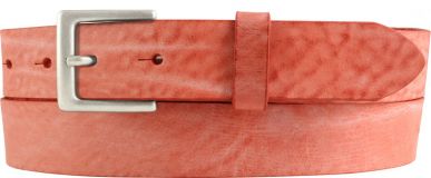 Gürtel aus weichem Vollrindleder 3,0 cm Rot