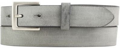 Gürtel aus weichem Vollrindleder 3,0 cm Dunkelgrau