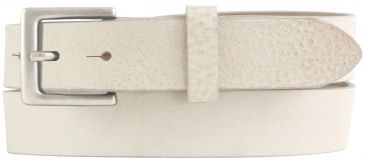 Gürtel aus weichem Vollrindleder 3,0 cm Mist