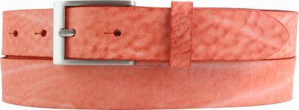 Kinder-Gürtel aus weichem Vollrindleder 3,0 cm Rot