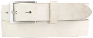 Kinder-Gürtel aus weichem Vollrindleder 3,0 cm Mist