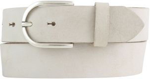 Damengürtel aus weichem Vollrindleder 4,0 cm Mist