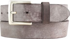 Gürtel aus weichem Vollrindleder 4,0 cm Braun