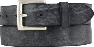 Gürtel aus weichem Vollrindleder 4,0 cm Schwarz