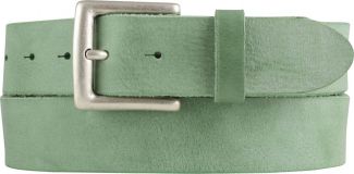 Gürtel aus weichem Vollrindleder 4,0 cm Mintgrün