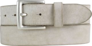 Gürtel aus weichem Vollrindleder 4,0 cm Mist