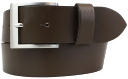 Gürtel aus Spaltleder 4,0 cm Braun