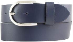 Damengürtel aus Spaltleder 4,0 cm Marine