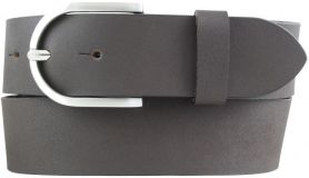 Damengürtel aus Vollbüffelleder 4,0 cm Braun