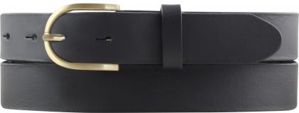 Gürtel aus Vollbüffelleder 3,0 cm Schwarz