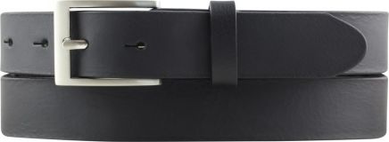 Gürtel aus Vollbüffelleder 3,0 cm Schwarz