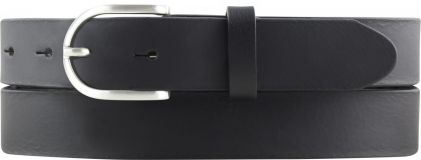 Gürtel aus Vollbüffelleder 3,0 cm Schwarz