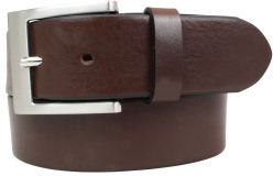 Jeansgürtel aus Vollrindleder 4,0cm Braun