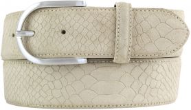 Dameng�rtel mit Pythonpr�gung 4,0 cm Mist