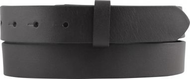 �berl�ngeng�rtel aus Vollrindleder ohne Schlie�e 3,0 cm Schwarz