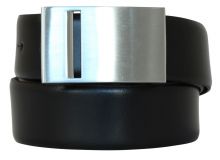 Lederg�rtel mit Koppelschlie�e 3,5cm Braun