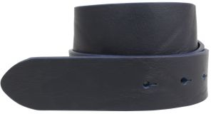 Wechselgürtel aus Vollrindleder im Used-Look ohne Schließe 4,0 cm Marine