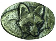G�rtelschnalle Fuchs 4,0 cm Altmessing