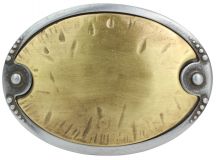 Gürtelschnalle Obing 4,0 cm Altmessing