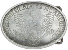 Gürtelschnalle United States of America 4,0 cm Altsilber