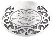 Gürtelschnalle Buckle 4,0 cm Altsilber