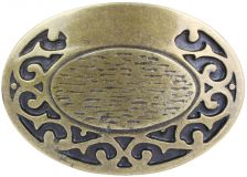 Gürtelschnalle Buckle 4,0 cm Altmessing
