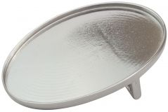 Gürtelschnalle Round 4,0 cm Silber