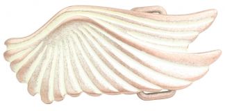 G�rtelschnalle Engelsfl�gel 4,0 cm Rame