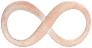 Gürtelschnalle Infinity 4,0 cm Rame