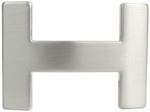 Gürtelschnalle Hera 4,0 cm Silber matt