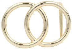 Gürtelschnalle Cerchi 4,0 cm Gold Glänzend