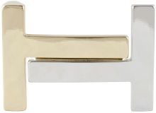 Gürtelschnalle Helena 4,0 cm bicolor s/g
