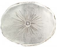 Gürtelschnalle Flashing Stone 4,0 cm Altsilber