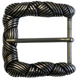 Gürtelschnalle String 4,0 cm Silber