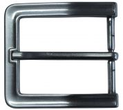 Gürtelschnalle Schlicht 4,0 cm Silber