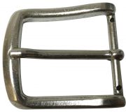 Gürtelschnalle 4,0 cm Silber