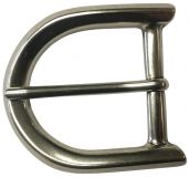 Gürtelschnalle Rund 4,0 cm Silber