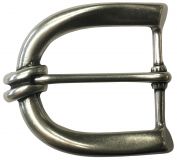 Gürtelschnalle Node 4,0 cm Silber