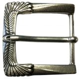 Gürtelschnalle Wing 4,0 cm Silber