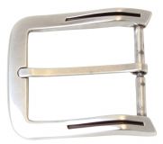 Gürtelschnalle Slots 4,0 cm Silber