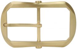 Gürtelschnalle Delux Double 4,0 cm Gold