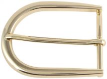 Gürtelschnalle Roundest 4,0 cm Gold Glänzend