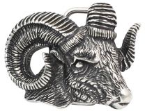 Gürtelschnalle Aries 4,0 cm Silber