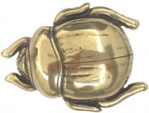 Gürtelschnalle Skarabäus 4,0 cm Gold
