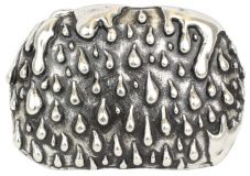 Gürtelschnalle Drops 4,0 cm Silber