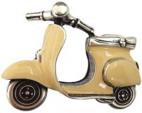 Gürtelschnalle Scooter 4,0 cm Beige
