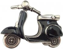 Gürtelschnalle Scooter 4,0 cm Schwarz