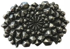 Gürtelschnalle Cava 4,0 cm Silber