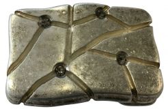 Gürtelschnalle Tracks 4,0 cm Oro vecchio