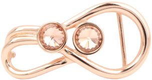 Gürtelschnalle Glittering Loop 4,0 cm Roségold
